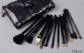 Kit com 13 Pincéis Réplica Mac (Preto)