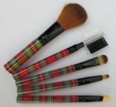 Kit com 5 Pincéis Réplica Mac vermelho Xadrez